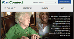 Desktop Screenshot of icanconnect.org