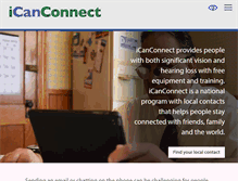 Tablet Screenshot of icanconnect.org
